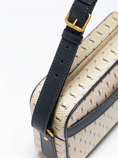 ysl le monogramme camera bag|SAINT LAURENT Canvas Smooth Calfskin Le Monogramme .